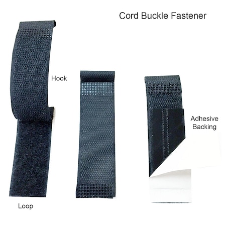 Electriduct Fasteners, Red, 1 PK VW-NL-BUCKLE-BK-50